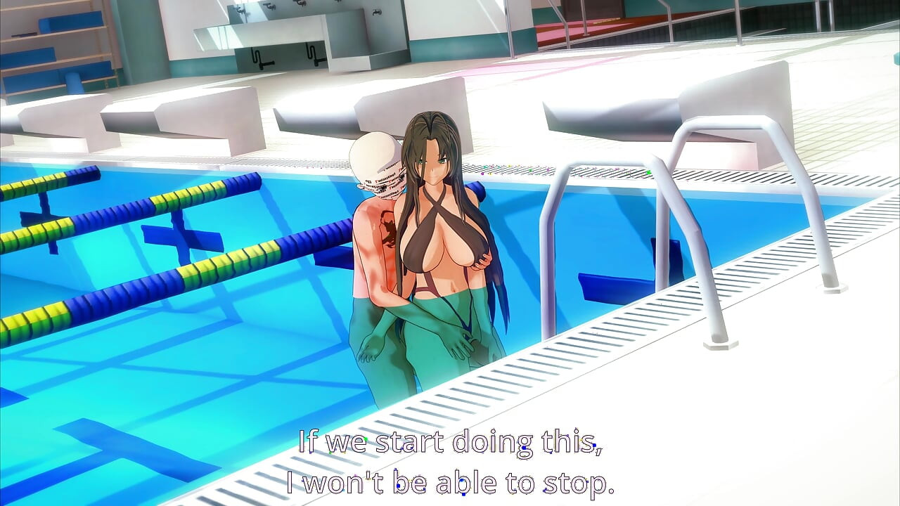 The teacher is waiting for me at the pool so I can fuck her - Shinmai Maou NTR testament 5