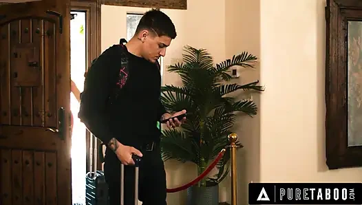 PURE TABOO Раздраженная разведенная малышка-отсоска соблазняет пасынка с плохим ртом знакомого в качестве расплаты