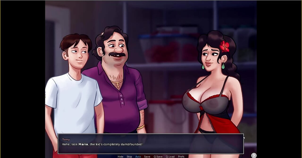 Summertime saga - Eva had her baby ... Johannes fucked Maria while tony was there