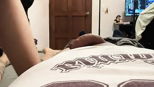 Stepsister Went Too Far with Her Ex... Surprise Ending (deep Throat, Facial)
