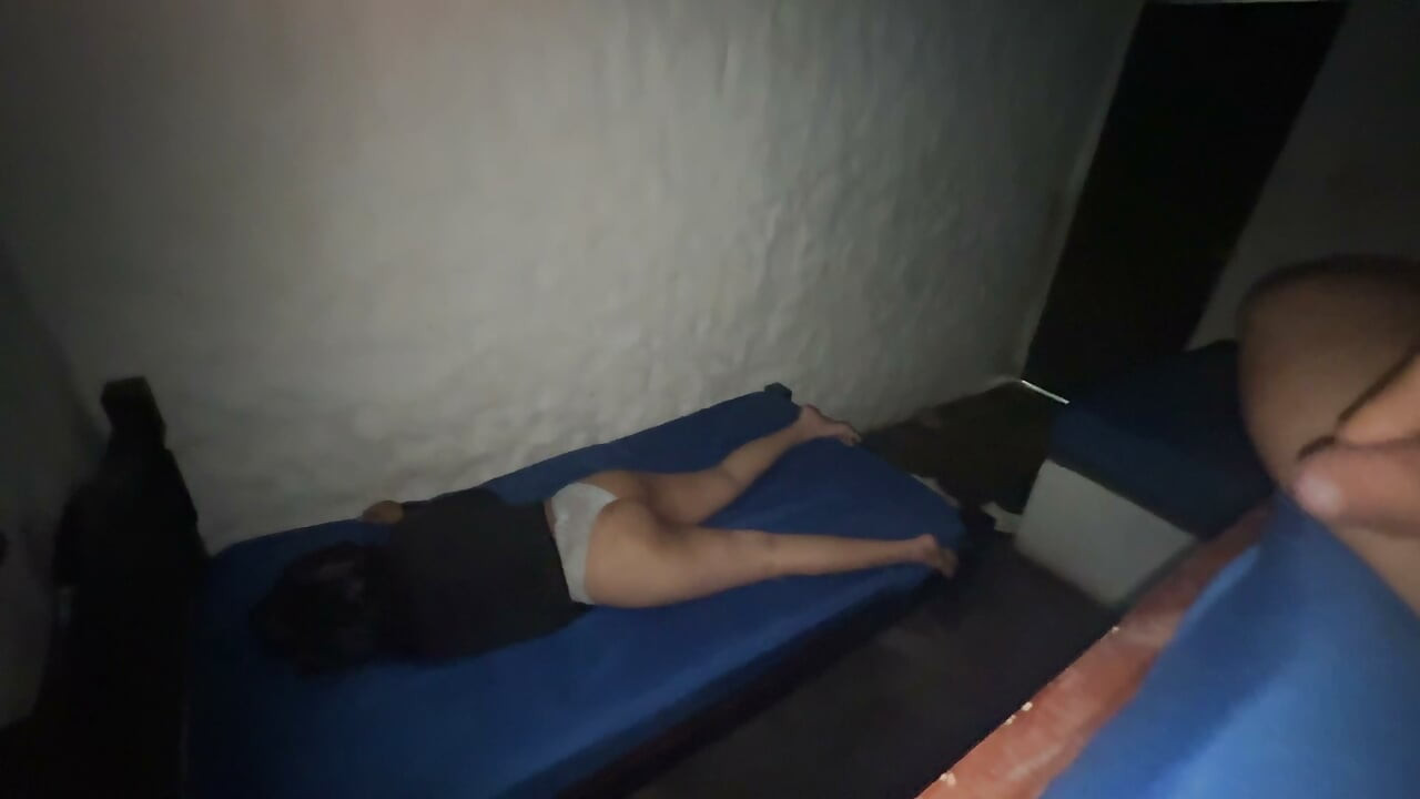 Masturbating while my stepsister touches herself