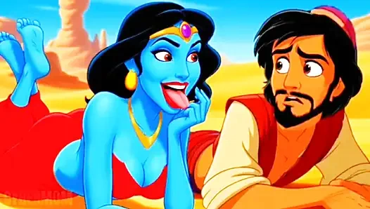 Девушка Genie Wis, черный анал