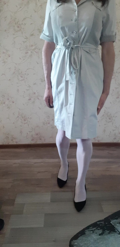 in a raincoat