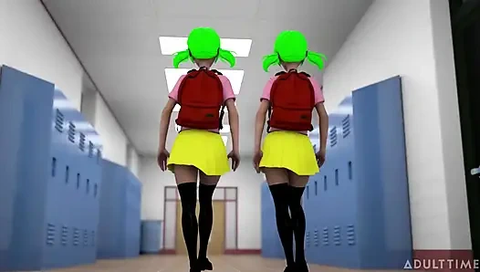 Hentai sex college episode 2 - big titty hentai milf begs for student's cum in front of the whole class!