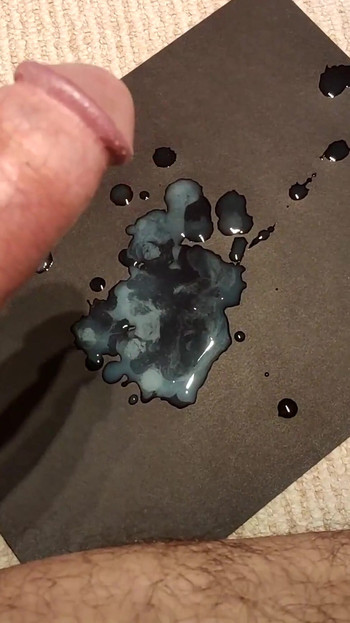 Key moment from "Hard Throbbing Cock Pool of Cum"