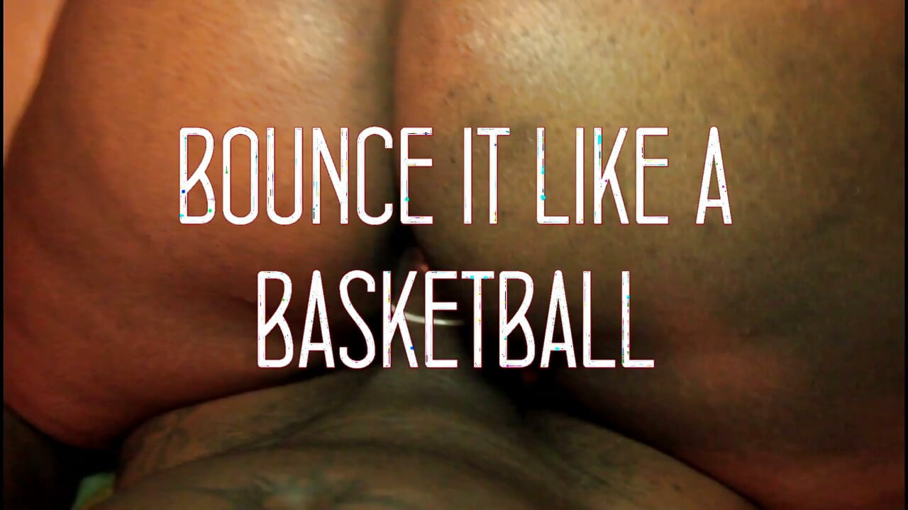 Ebony Black Pussy Bouncing on Big Black