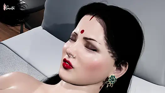 Sizzling Desi Savita Bhabhi Gets Her Tight Pussy Pounded by Horny Devar