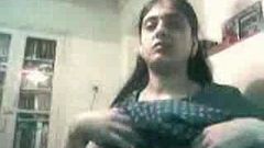 웹캠에서 섹스하는 임신한 인도 커플 - curb