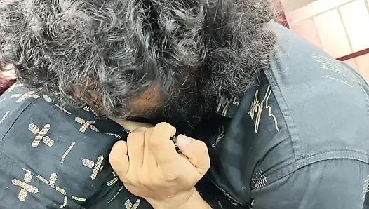 Hot lip lock with tongue kiss