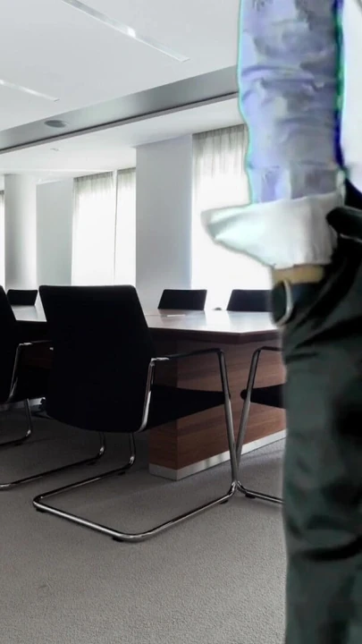 Captivating moment from "A Quick Wank Before The Board Meeting"