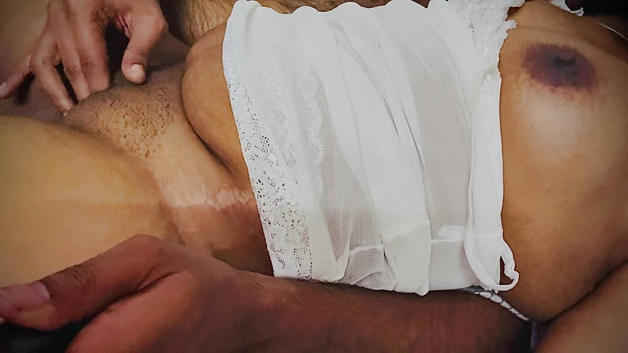 Horny couple role play.Husband fingers wife and the moaning enjoying sounds she makes will make any guy go hard