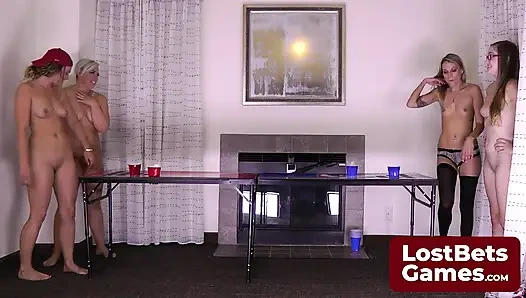 Strip beer pong game anticipation surges before Tobi's iconic tattoo