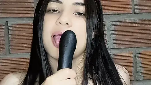 Face of an Indian girl while being fucked from behind