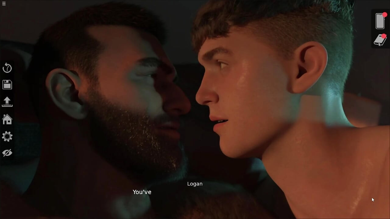 Stepuncle Cheating Wife With 18 Plus Gay Sam Having Anal Sex On Bed