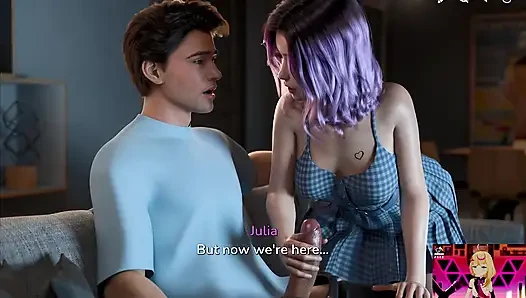 Lily muasin cowok ini dengan nyepong kontol pelan dan sensual