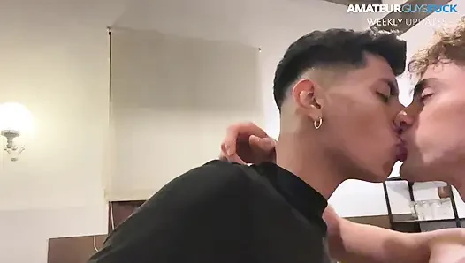 I Let My  Friend Fuck Me Raw in the Kitchen Just Because It Turns Us On That You're Watching...