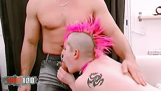 Karen: Pink-haired Punk Karen Takes Atila's Big Cock Deep: Anal, Pussy Pounding, and Blowjob Frenzy