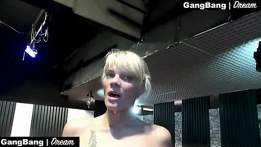 Creampie-gangbang with Slutty Stacy! German Cum Slut