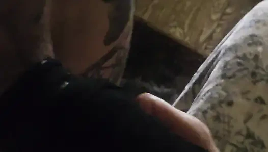 Kocasının Yarağı Ve Taşakları Ile Goode Girl Naylon Oyun