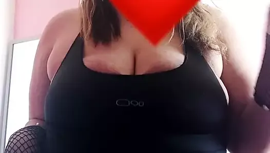 Chubby girl show her body for daddy
