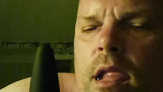 And finally the hole of the slut nicely plugged