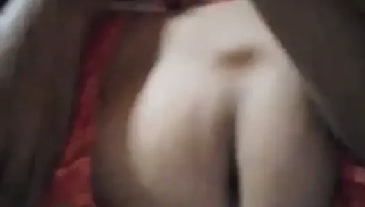 Romantic Indian girl in bed at night