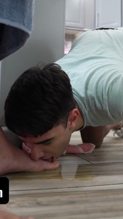 Innocent Stepson Gets An Accidental Boner While Licking His Step-daddy's Toes - SayUncle | Clip 1
