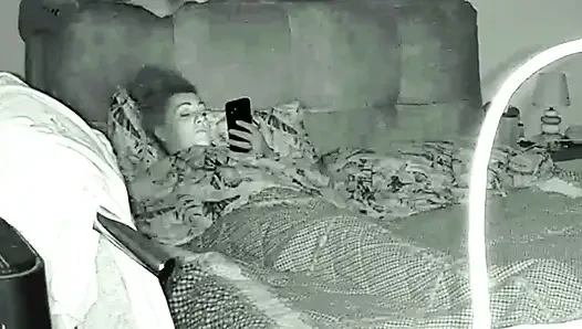 Wife Caught Chatting While Masturbating