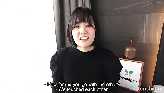 Moeka tachibana masih muda dan dalam video porno pertamanya