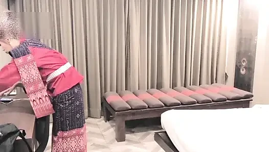 Behind the scene Thai E-san dress