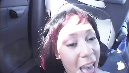 90's Van Sex with Stranger Swallow Messy