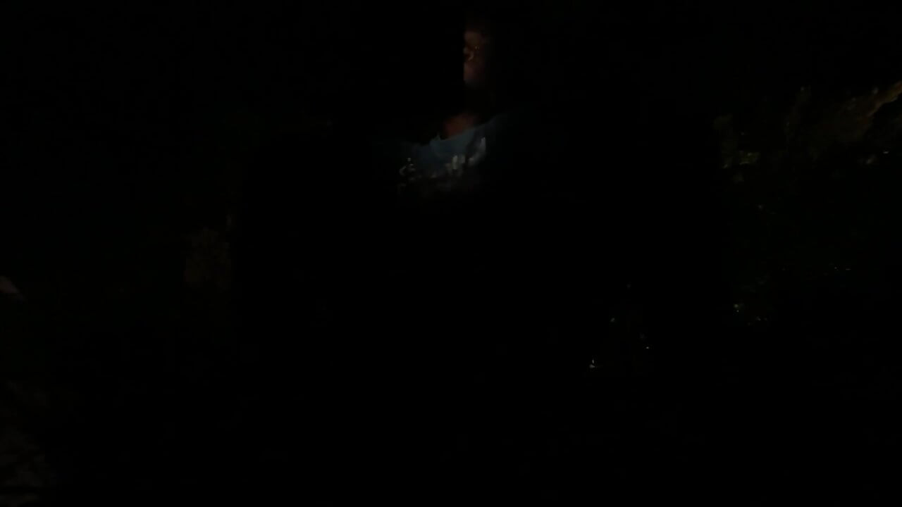 Outside In The Dark Gooning Till I Nut On The Sidewalk While Cars Passing By
