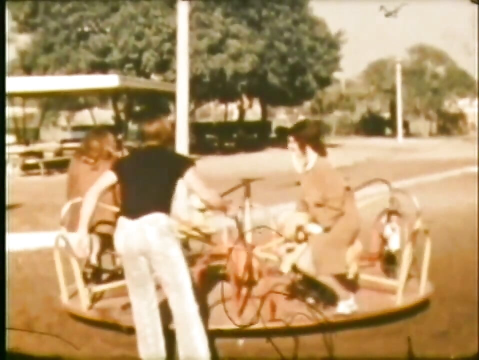 Vintage busty beauty rides a big cock