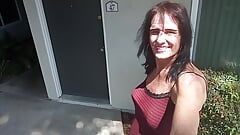 Lizzy Yum - Добро пожаловать домой, Лиззи - женское БДСМ целомудрие после операции мастурбация киски с оргазмом