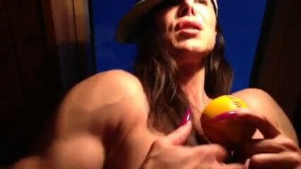 Muscle woman