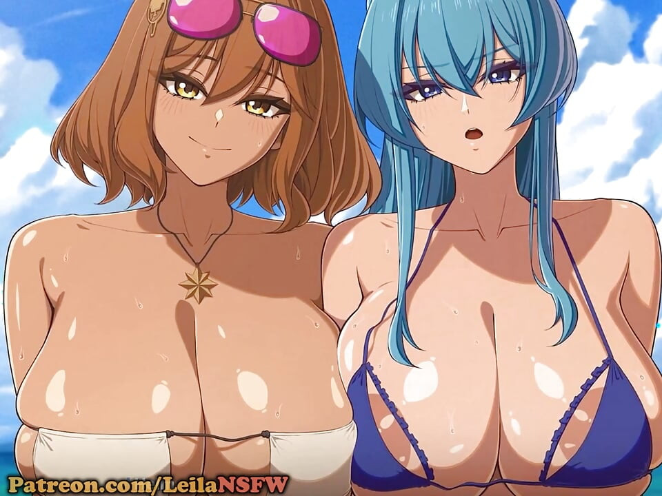 Nikke - Anis And Hem Public Sex With The Commander At A Beach