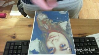 hot cumtribute on a girl