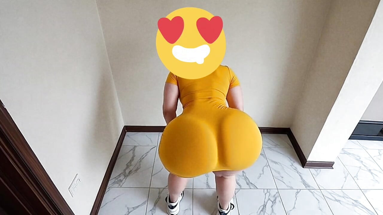 big-bootied woman with a big butt shaking it sexy