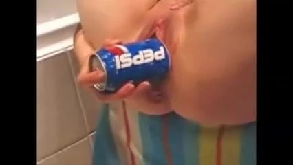My masturbation with a Pepsi can