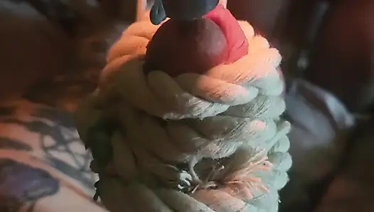 Goode Girl Flogging Balls by Candle Light POV