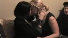 First lesbian makeout session