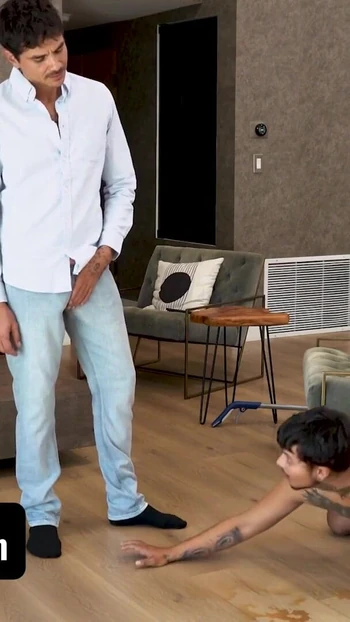 Memorable moment from "Boner in the Basement: When Punishment Turns into Pleasure"