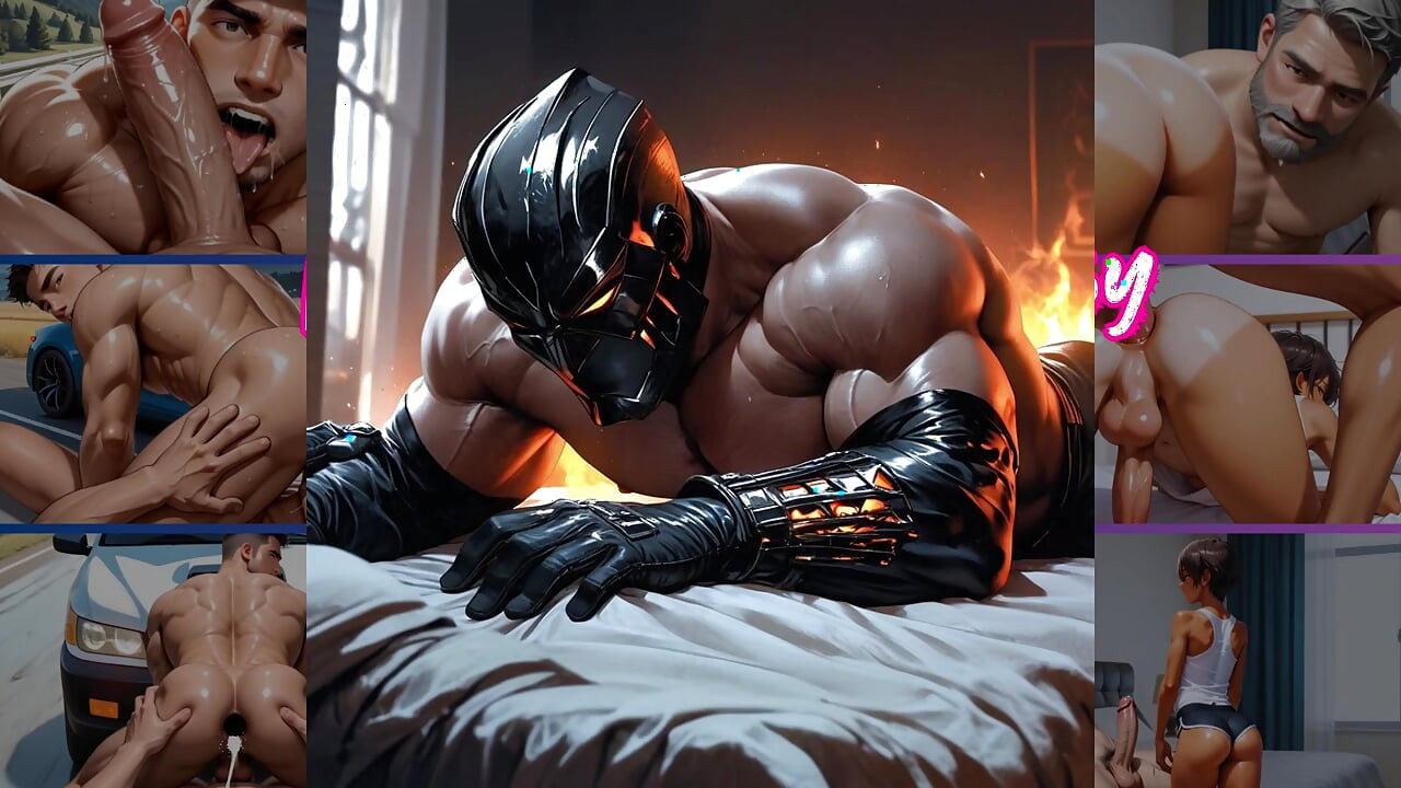 Ai mascarado gay cosplay gay pornô