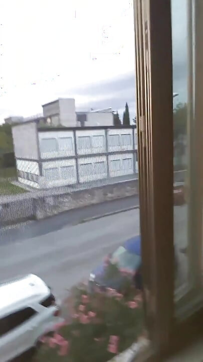 Naked in Front of the Window on a Chair