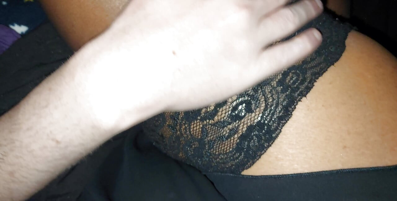 I caught my stepson masturbating with my panties and gave him a helping hand