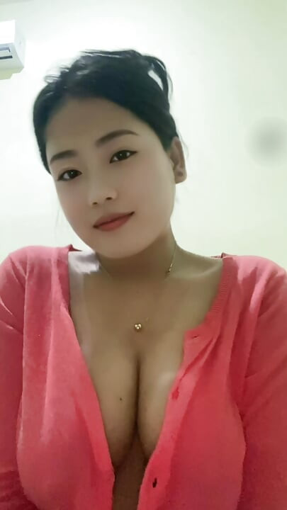 Horny young mom with big tits home alone