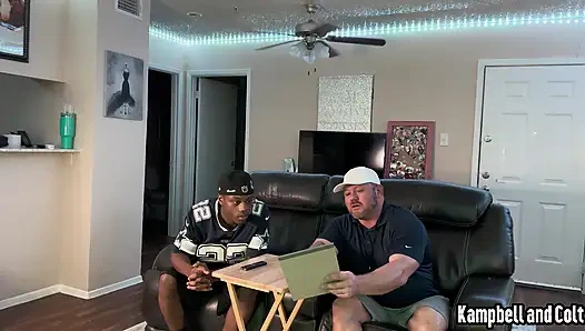 Die ehefrau des trainers fickt seinen Starspieler und den trainer!