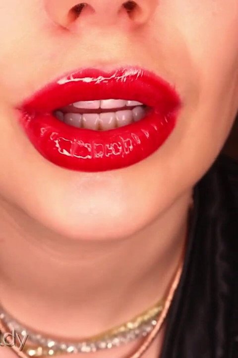 You Will Fulfill One My Wish in Exchange for Worshiping My Lips and Lipstick