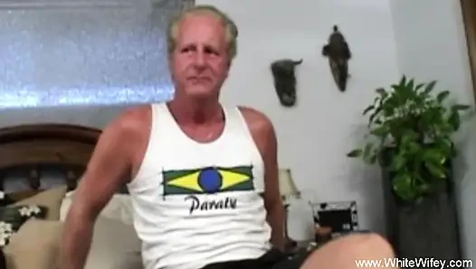 Cuckold Watches Her Ride BBC