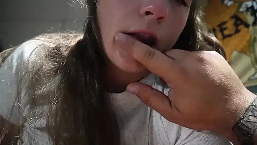 Roommates cheating GF gets a creampie